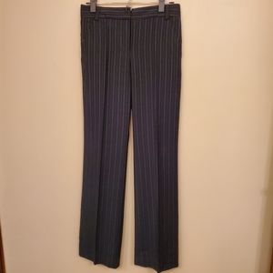 J. CREW navy pinstripe dress pant SIZE 2